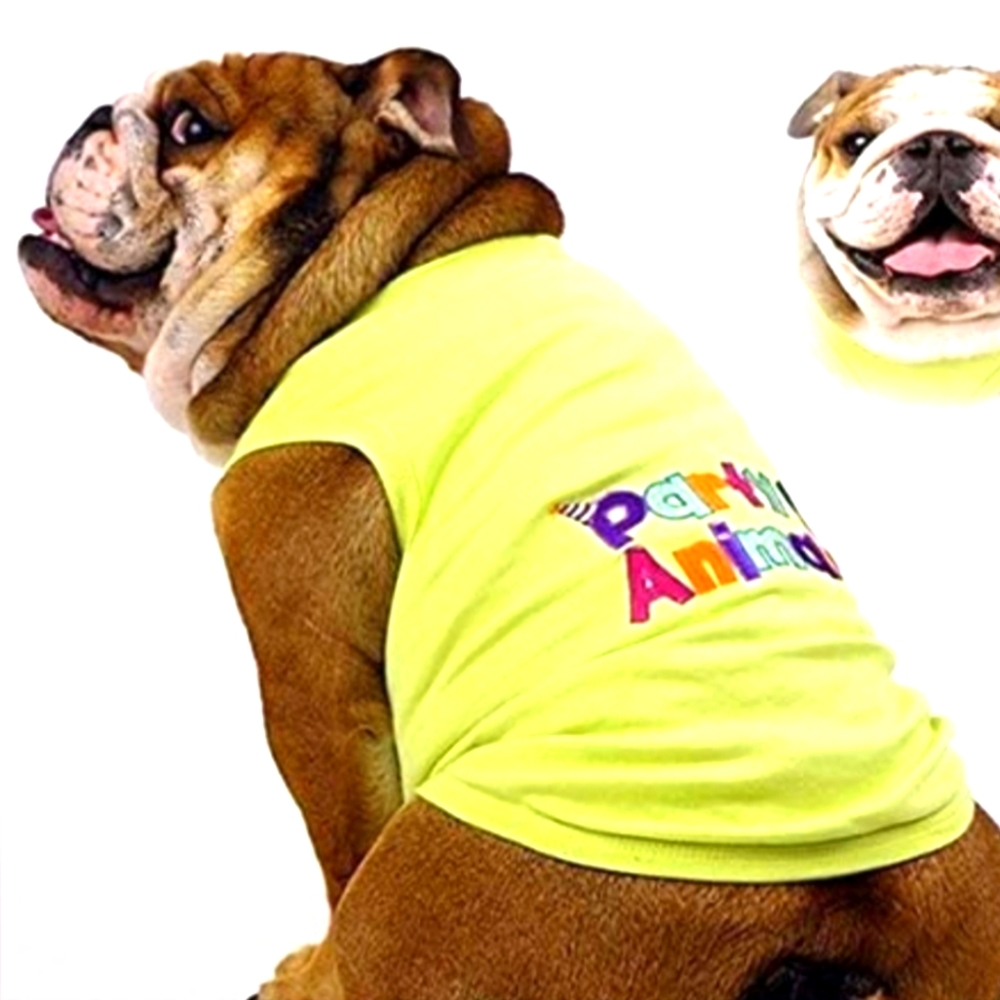Parisian Pet Lime Green Party Animal Size Large NWT